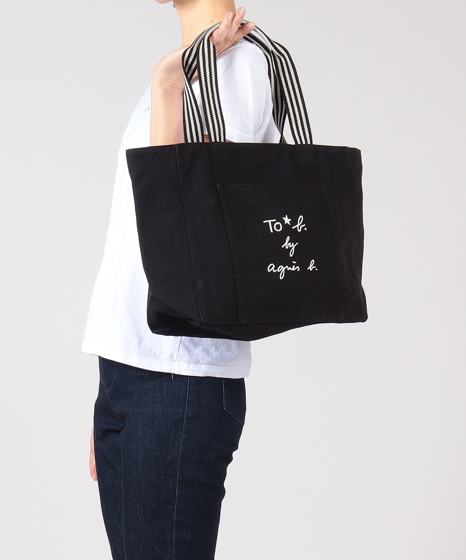アニエスベー　スクエアトートバッグ agnes b.｜スクエア トートバッグ | Rakuten Fashion(楽天