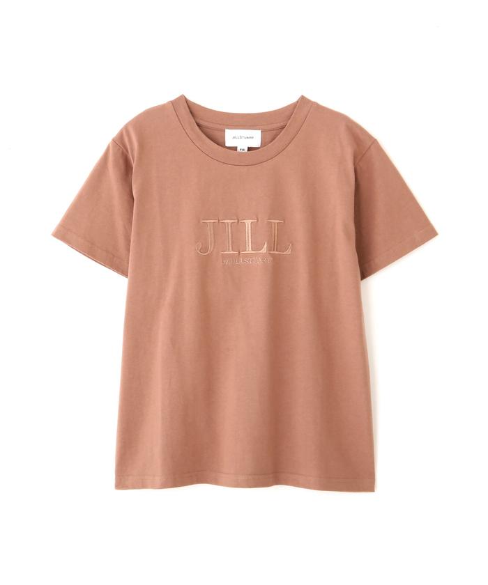 ジルスチュアート JILL STUART シャツ シシュウロゴTシャツ WEB限定カラー：バイカラー ラベンダー