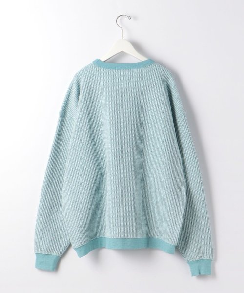 ＜monkey time＞ MIX WAFFLE CREW NECK/カットソー