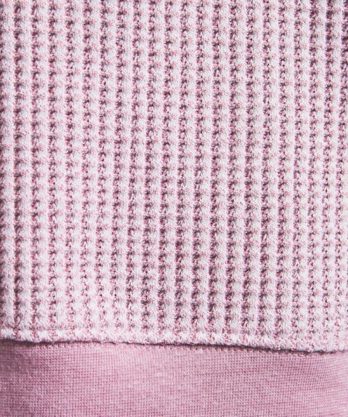 ＜monkey time＞ MIX WAFFLE CREW NECK/カットソー