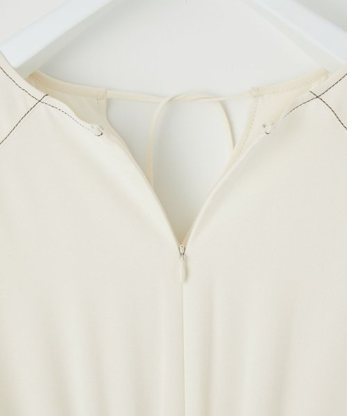 ＜EMMEL REFINES（エメル リファインズ）＞EM ロングカフス ステッチ ワンピース