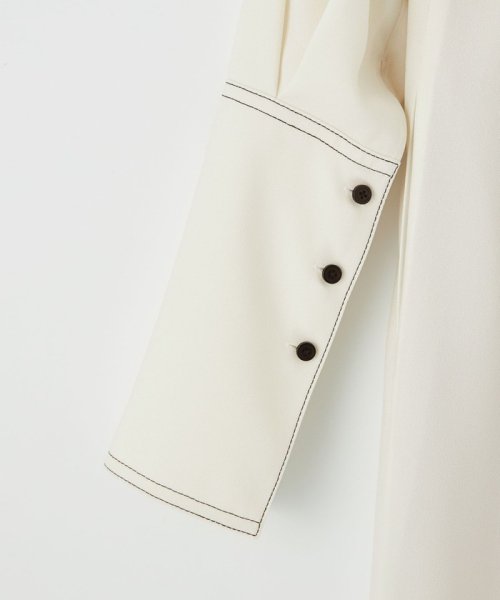 ＜EMMEL REFINES（エメル リファインズ）＞EM ロングカフス ステッチ ワンピース