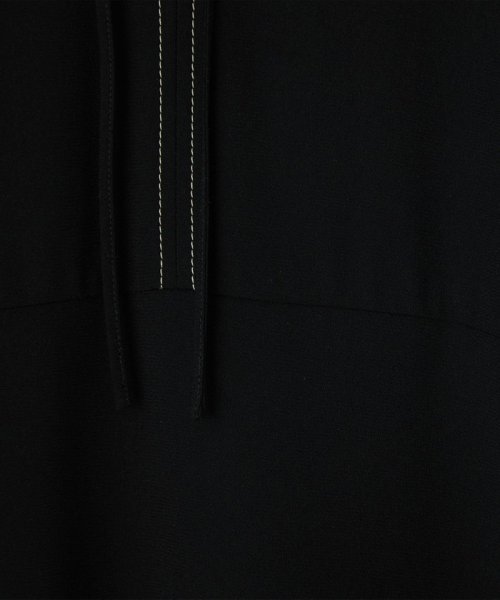 ＜EMMEL REFINES（エメル リファインズ）＞EM ロングカフス ステッチ ワンピース