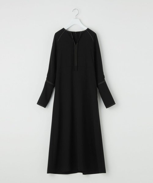 ＜EMMEL REFINES（エメル リファインズ）＞EM ロングカフス ステッチ ワンピース