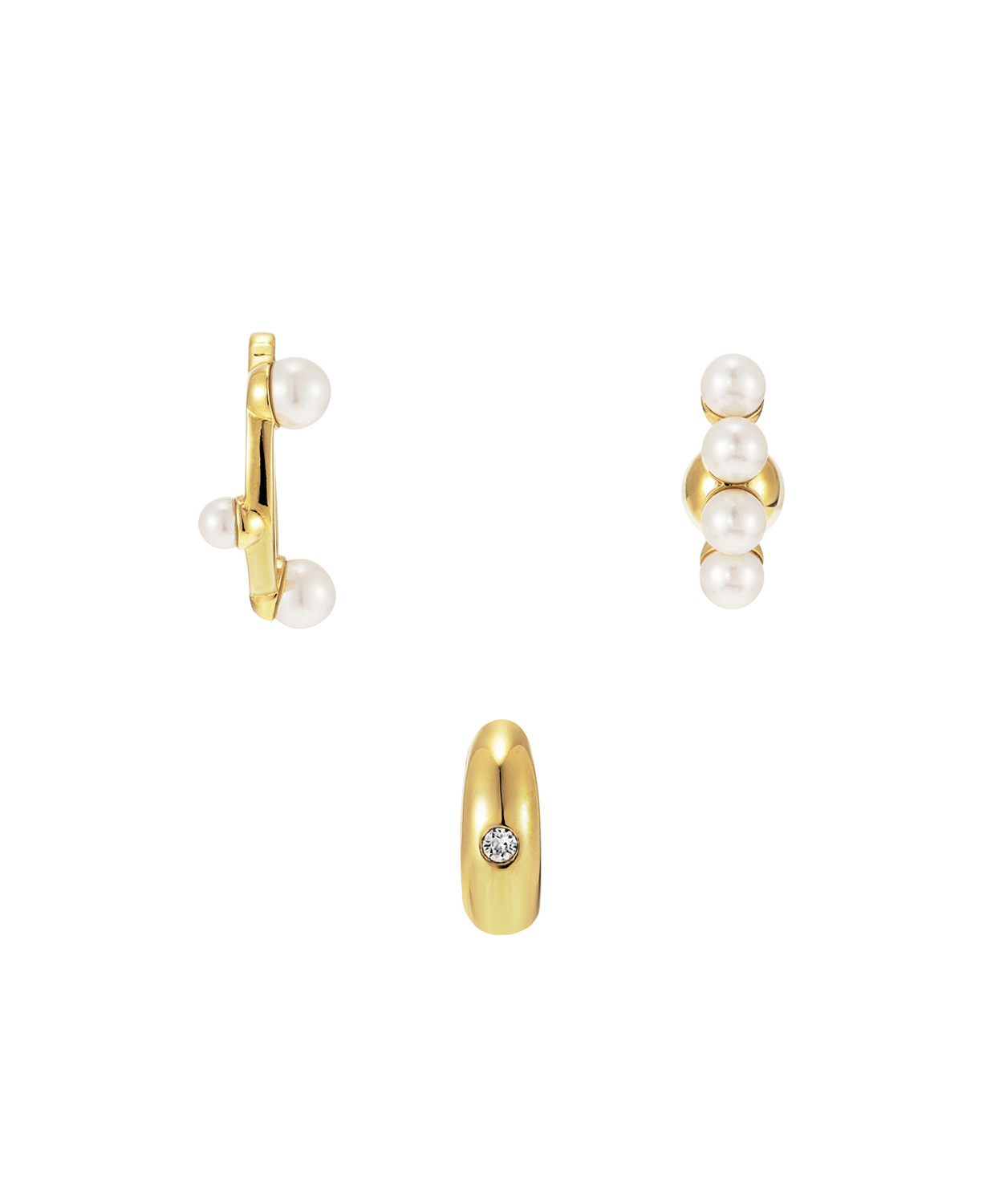 Coffret a ショップ perles コフレ・ア・ペルル 3－piece set ear cuffs