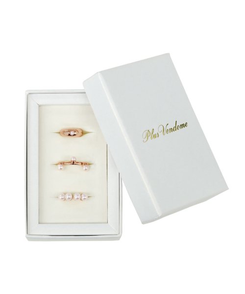 Coffret a perles コフレ・ア・ペルル 3－piece set ear cuffs