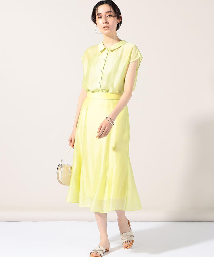 ★美品★NOLLEY'S　シアースラブフレアスカート NOLLEY'S（ノーリーズ）の「シアースラブフレアースカート