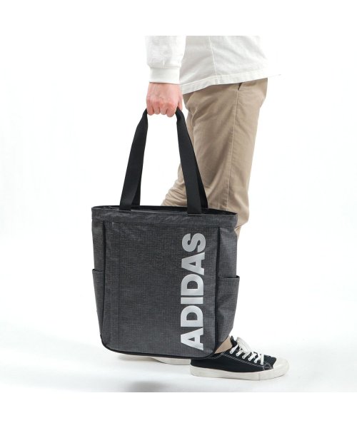 アディダス トートバッグ Adidas ファスナー付き 肩掛け 軽量 18l コンパクト 通学 中学生 高校生 男子 女子 ブランド アディダス Adidas D Fashion
