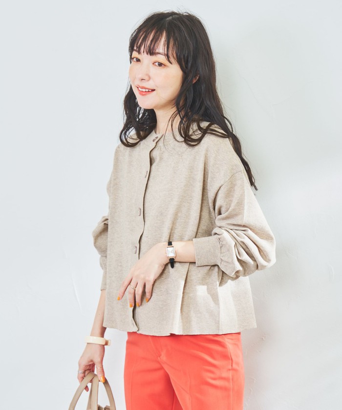 COMME des GARCONS ブラウン クロップドカーディガン