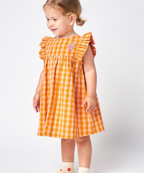 BOBO CHOSES:Vichy woven dress
