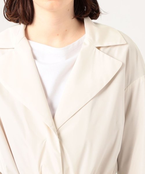 HERNO ポリエステルタフタ ベルテッドコート