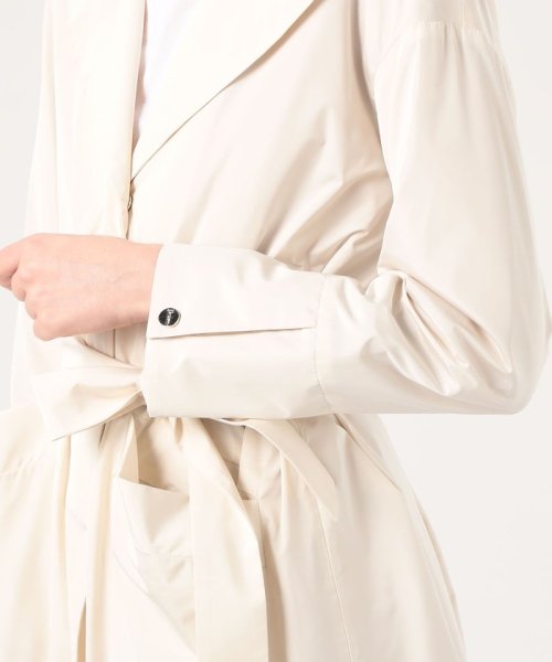 HERNO ポリエステルタフタ ベルテッドコート