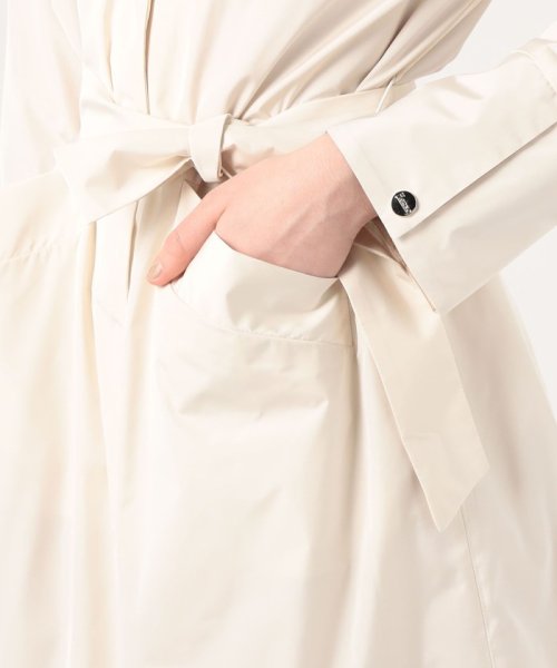 HERNO ポリエステルタフタ ベルテッドコート