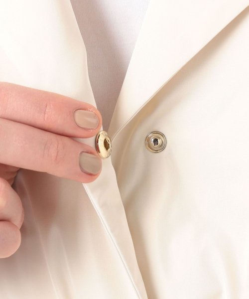 HERNO ポリエステルタフタ ベルテッドコート