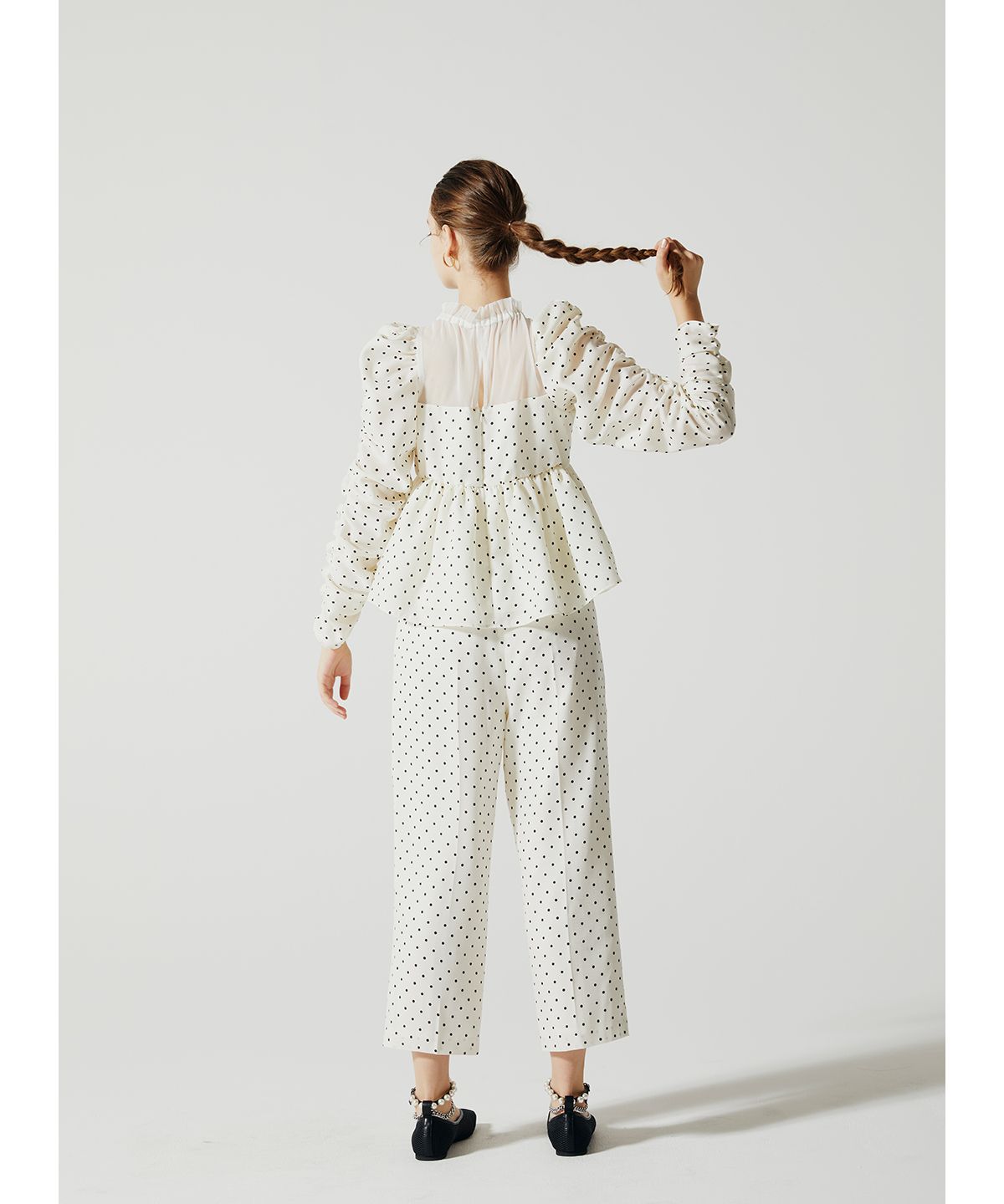 ドット袖ギャザーブラウス(504572814) | コエル(COEL) - d fashion ドット袖ギャザーブラウス(504572814) | コエル(COEL) - d fashion