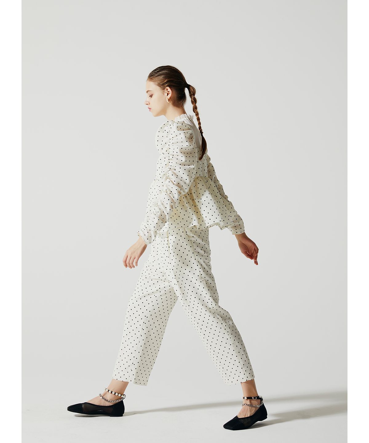ドット袖ギャザーブラウス(504572814) | コエル(COEL) - d fashion ドット袖ギャザーブラウス(504572814) | コエル(COEL) - d fashion