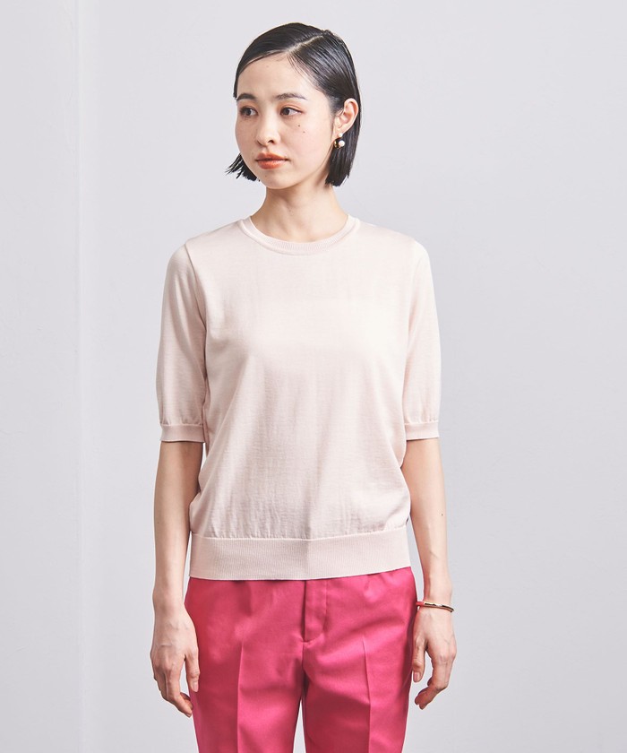 UNITED ARROWS C/SI 18G ショートスリーブニット UNITED ARROWS（ユナイテッドアローズ）の「C/SI 18G ショート