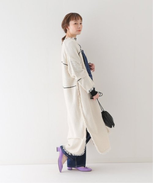 【ADAWAS / アダワス】 FRINGE KNIT GOWN
