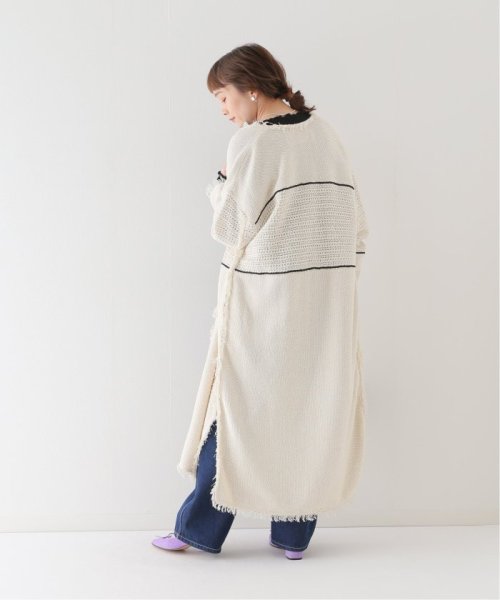 【ADAWAS / アダワス】 FRINGE KNIT GOWN
