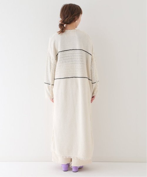 【ADAWAS / アダワス】 FRINGE KNIT GOWN