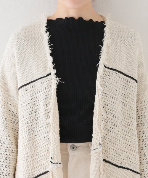 【ADAWAS / アダワス】 FRINGE KNIT GOWN