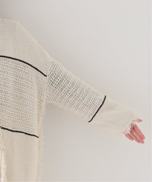 【ADAWAS / アダワス】 FRINGE KNIT GOWN