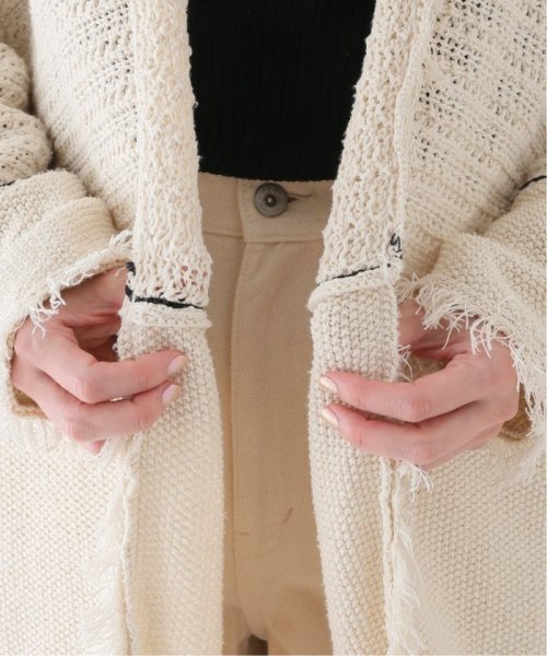 【ADAWAS / アダワス】 FRINGE KNIT GOWN