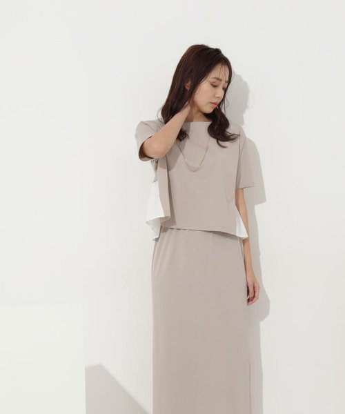 バックシャンカットソーセットアップ
