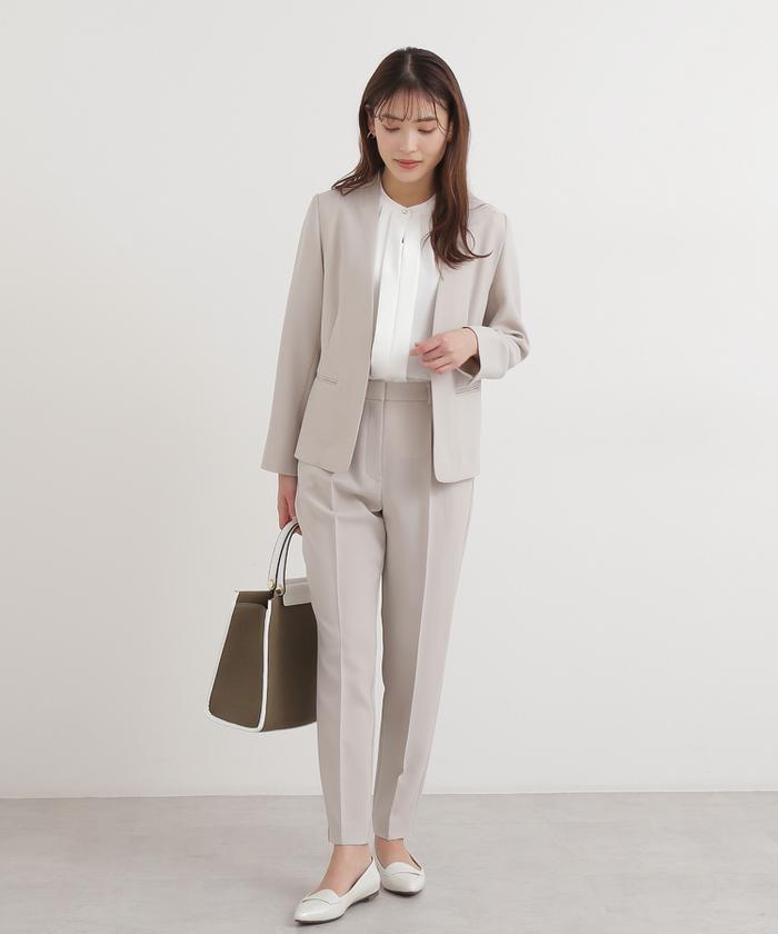 セール 30%OFF】[洗える]トリクシオン綾二重SETUP パンツ