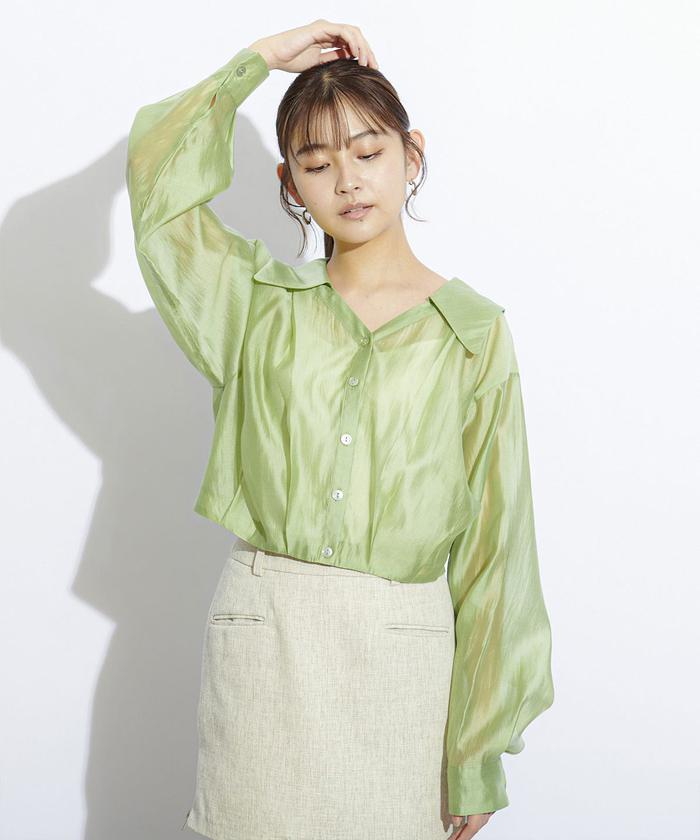 セール 30%OFF】シアークロップドシャツ(504593867