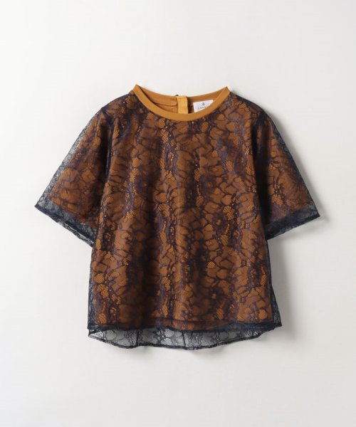 レース重ねTシャツ
