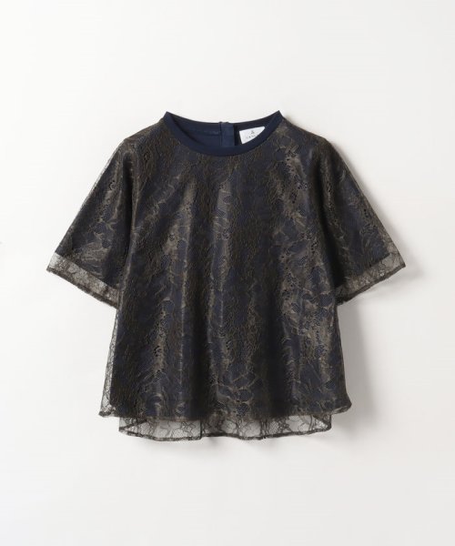 レース重ねTシャツ