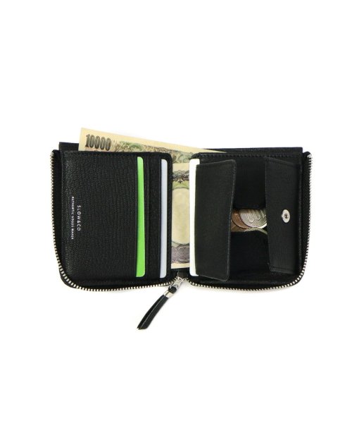 スロウ 二つ折り財布 SLOW 財布 goat ゴート mini L zip wallet L字ファスナー 小銭入れ コンパクト 山羊革 333S93J
