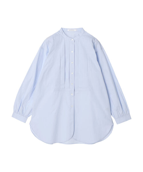 セール 62%OFF】タックバンドカラーシャツチュニック(504595158