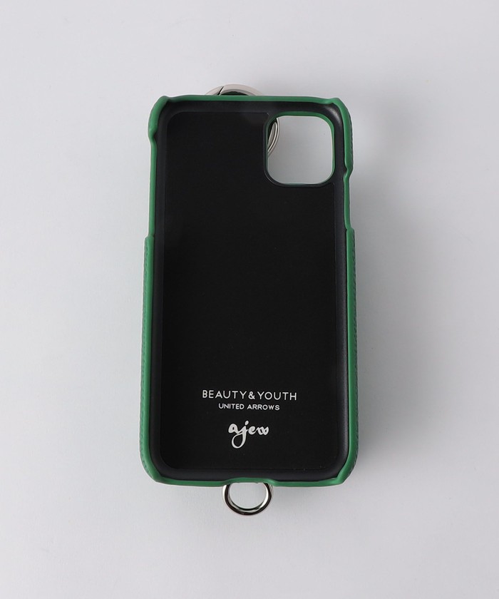 BEAUTY&amp;YOUTH UNITED ARROWS - 新品未使用 ajew / エジュー iPhone11ケース AJEW＞CADENAS ジップ ストラップ iPhone XR/11ケース