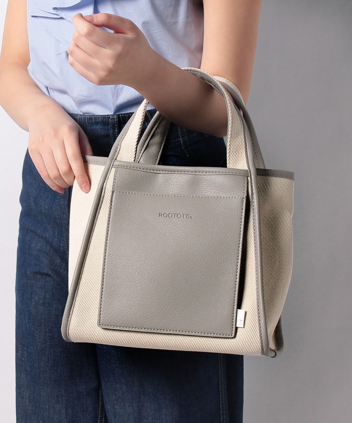 レディース きれいめ キャンバス トートバッグ コロン LT デリ