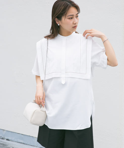 セール 30%OFF】パイピングレイヤードブラウス(504597619
