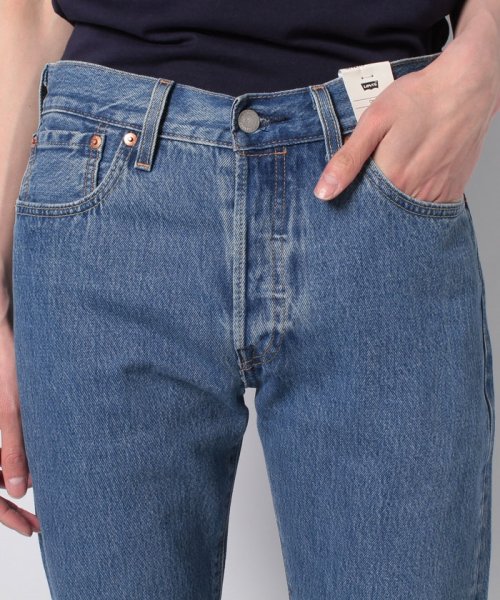 【Levi's】 リーバイス AUTHENTIC 501/ボタンフライ/ストレート/ヴィンテージ/アメカジ/ウォッシュ加工/濃色/2022SS
