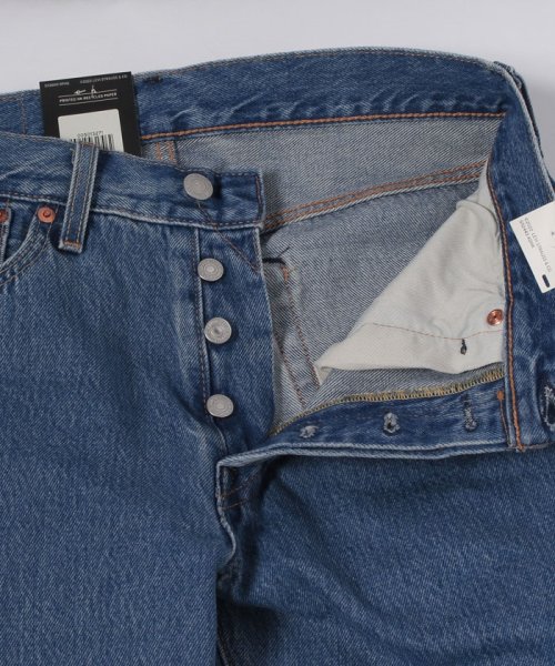 【Levi's】 リーバイス AUTHENTIC 501/ボタンフライ/ストレート/ヴィンテージ/アメカジ/ウォッシュ加工/濃色/2022SS