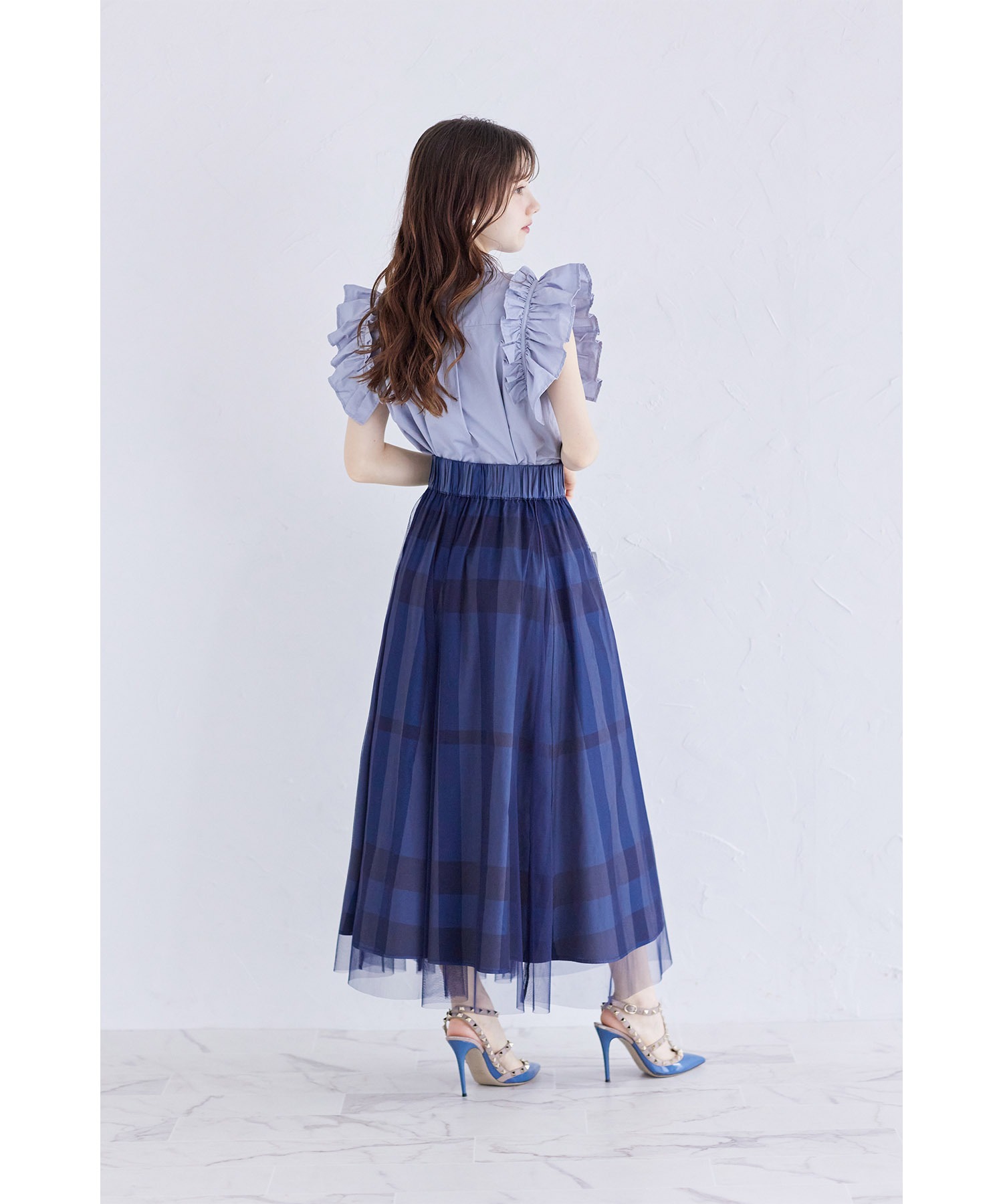 トッコクローゼット tocco closet 肩ギャザーフリル付き