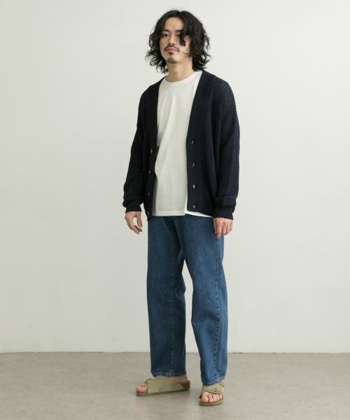 美濃和紙 両畦カーディガン