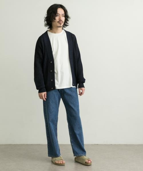美濃和紙 両畦カーディガン