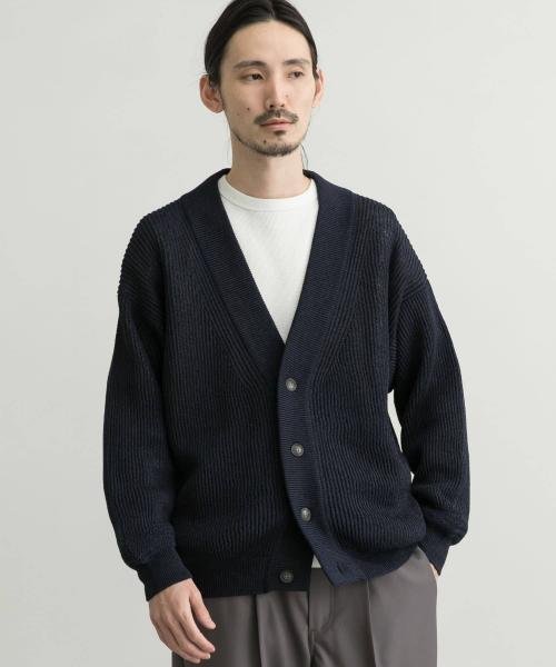 美濃和紙 両畦カーディガン