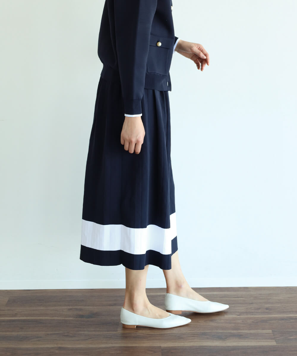 セットアップ対応商品】Vin 【手洗い可】バイカラーニット