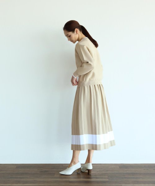 【セットアップ対応商品】Vin 【手洗い可】パールボタンカーディガン