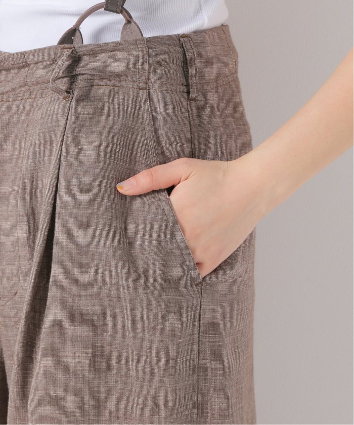 【CURRENTAGE ／カレンテージ】 サスペンダーワイドパンツ CURRENTAGE/カレンテージ】サスペンダーワイドパンツ