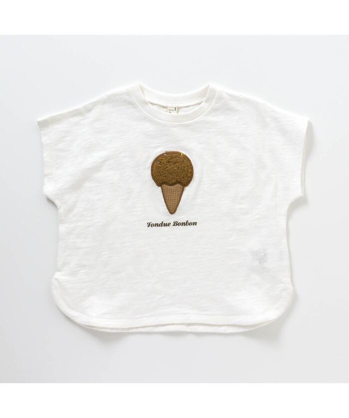 セール】アイスクリームモチーフTシャツ(504246800) | アプレレクール