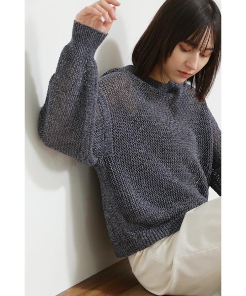 ◆メッシュニットプルオーバー