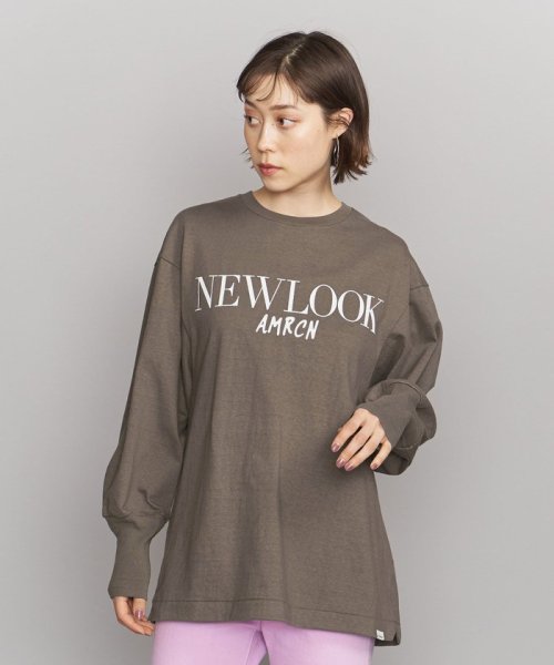 ＜Americana(アメリカーナ)＞ロゴロングスリーブ Tシャツ