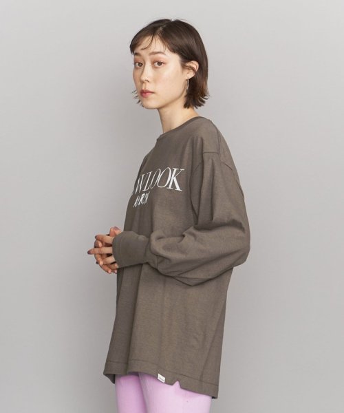 ＜Americana(アメリカーナ)＞ロゴロングスリーブ Tシャツ